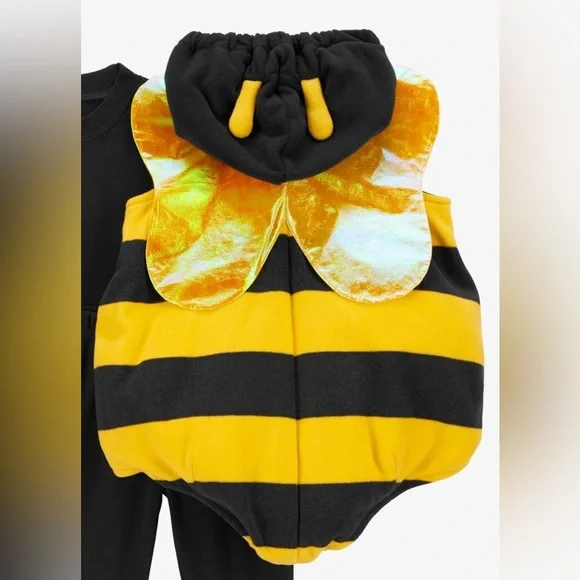 Bumble Bee Bubble infant Costume bee hooded halloween costume honey bee - Picture 2 of 4